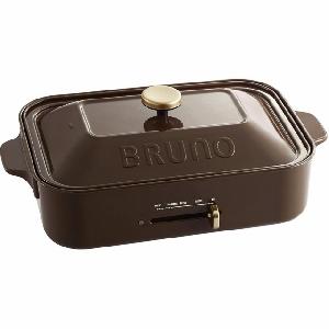 BRUNO コンパクトホットプレート BOE021-BR ブラウン