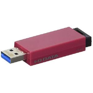 I-O DATA ノック式USBメモリー 8GB U3-PSH8G/R USB 3.0/2.0対応/...