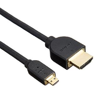 エレコム HDMI - micro HDMI ケーブル 1.5m 4Kx2K対応 ブラック C...