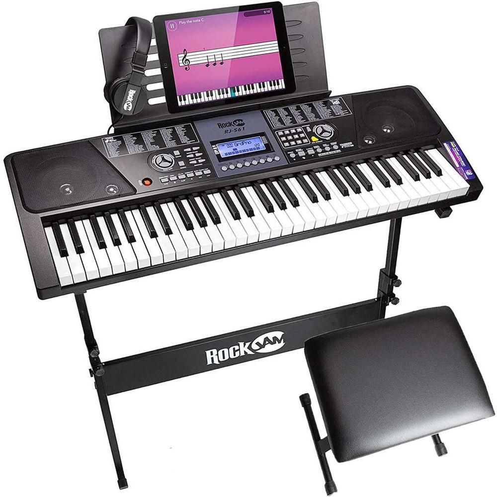 RockJam 61鍵 電子キーボード - 鍵盤楽器