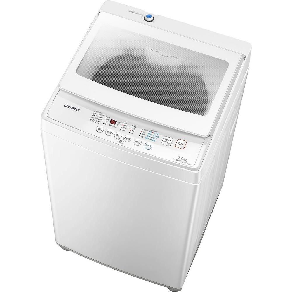 COMFEE' 洗濯機 7kg 全自動 風乾燥 1-3人用 一人暮らし 予約洗濯 スピードコース ステンレス槽 ガラスドア  CAC06W70U/EWW-JP MAC70-1106の通販価格を比較 ベストゲート