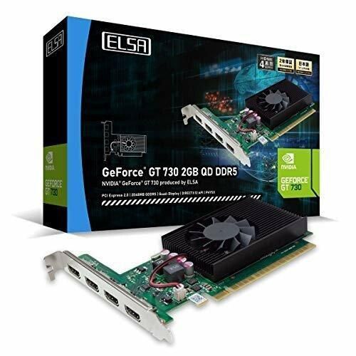 ELSA GeForce GT 730 2GB QD DDR5 [GD730-2GERQDD5]
