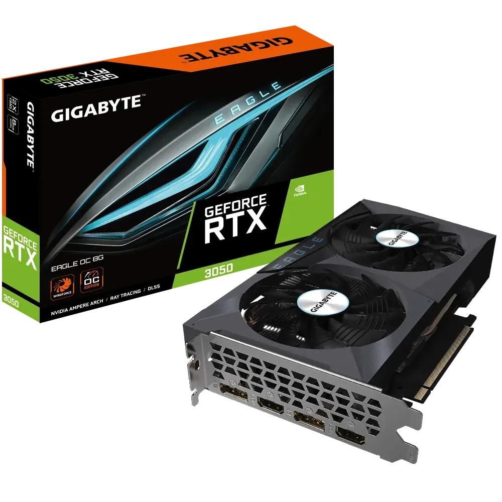 GeForce RTX 3050 EAGLE OC 8G [GV-N3050EAGLE OC-8GD]