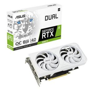 Dual GeForce RTX 3060 Ti White OC Edition 8GB GDDR6X [DUAL-RTX3060TI-O8GD6X-WHITE]